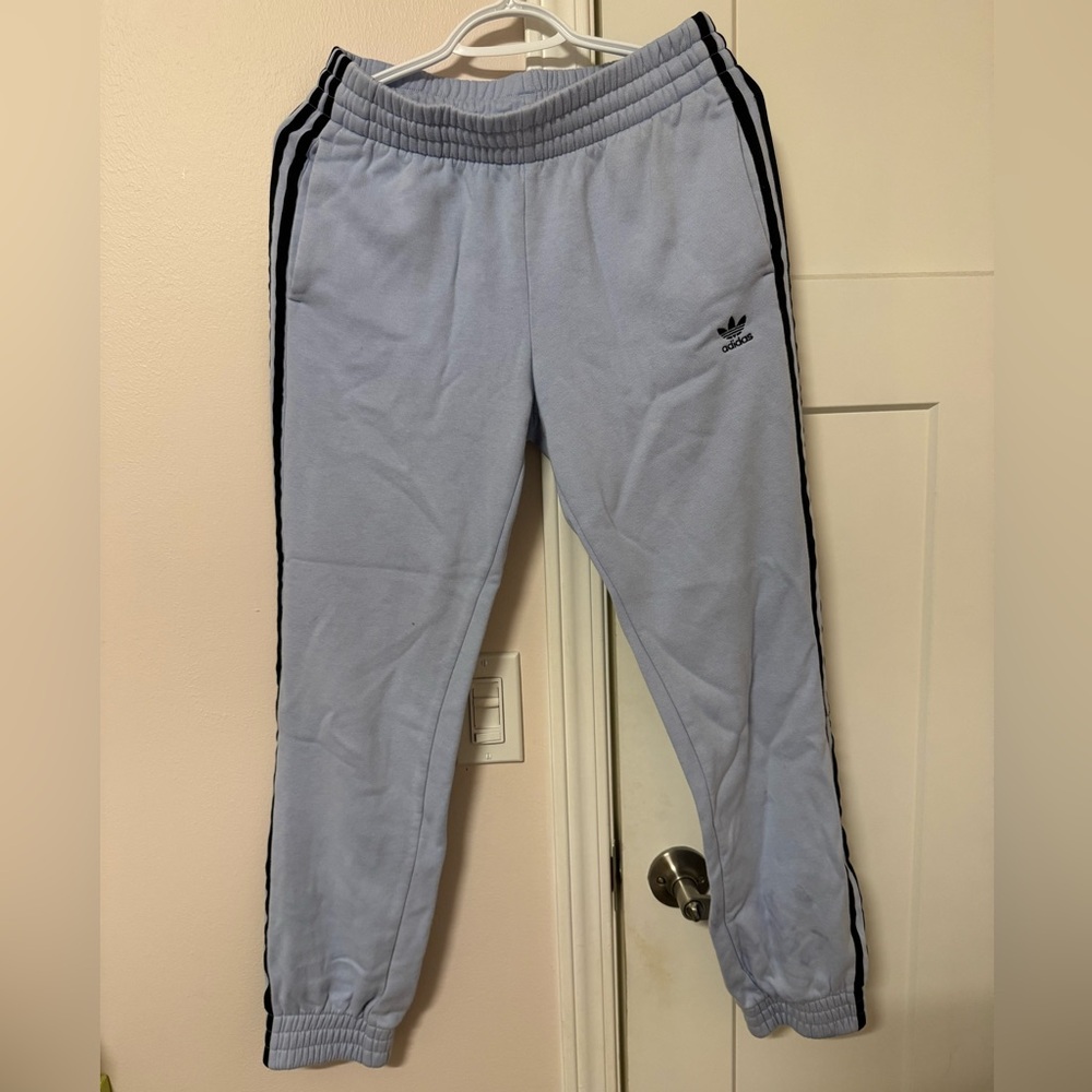 ADIDAS VINTAGE JOGGERS - BLUE/BLACK